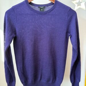 Ann Taylor Women's Rich Purple Crewneck Sweater